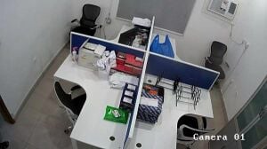 work station with 4 chair