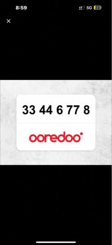 Ooredoo Phone Number | Negotiable