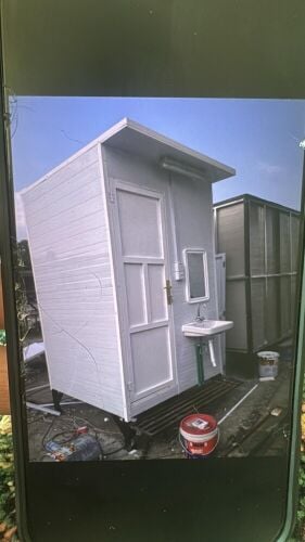 #new cabin, toilet, kitchen sale