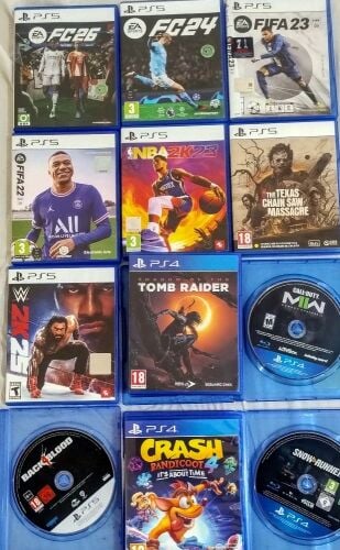 ps5 and ps4 cd games