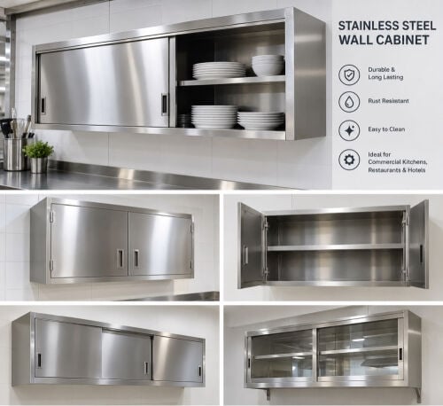 steel kitchen base & wall cabinets 