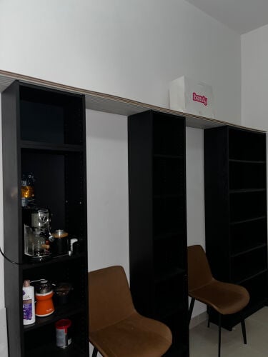Ikea Black Wood Bookshelf