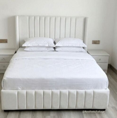 Single bed, mattress, cabinet avail