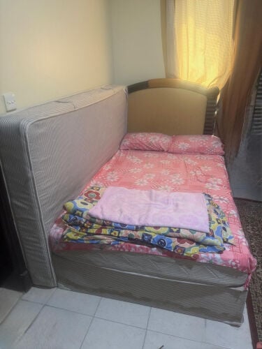 Two children’s beds + a bedside tab