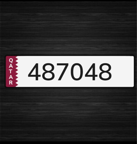 Premium license plate for sale