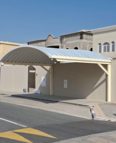 Kspan Car Parking Shades in Qatar