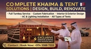 Complete Tent & Khaima Services