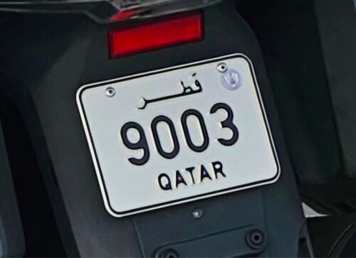 motorbike plate number