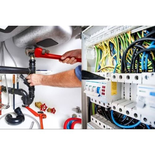 plumbing and electric work
