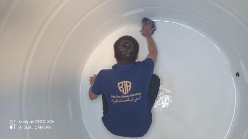 water tank cleaning