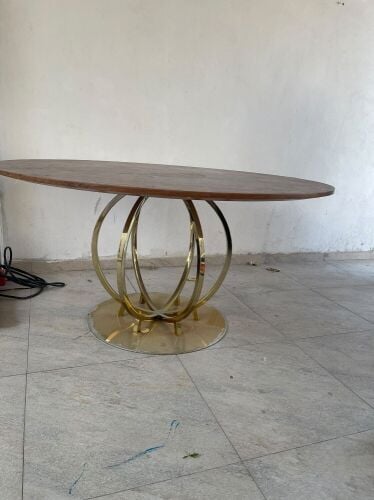 Dining table without chairs