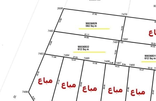 الوكرة للبيع 2 ارض استثمار او سكن