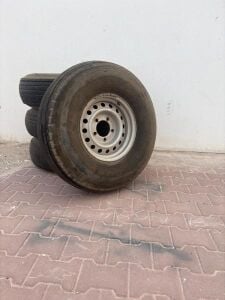 Balloon Tire with Rims on.