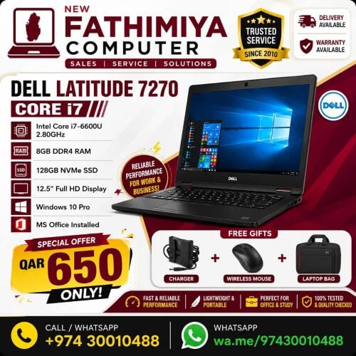 Dell Latitude 7270 – Core i7

 Inte