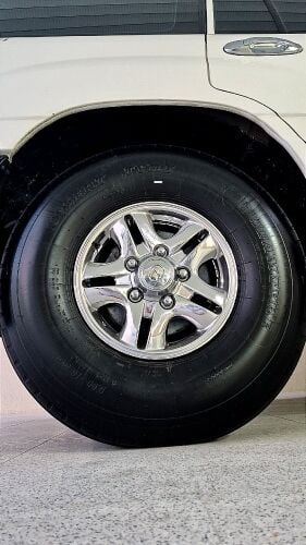 Nickel-plated Lexus rims 1998–2007
