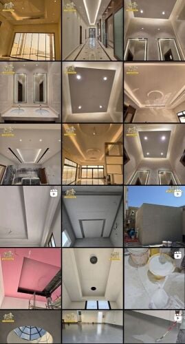 All Gypsum Decorations and paint