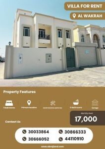 Brand new villa for rent in wakrah