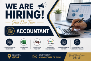 WE ARE HIRING  FEMALE ACCOUNTANT