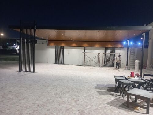 Pergola & Outdoor Sitting with LED