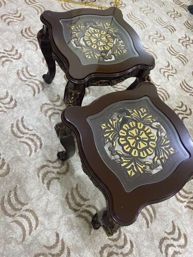 two coffee tables