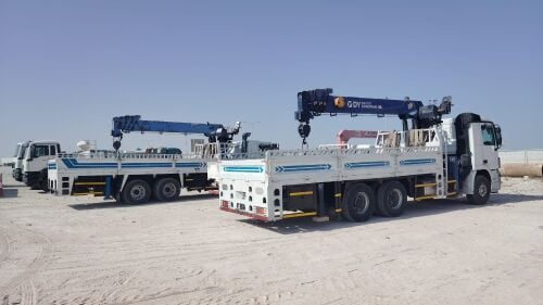10 tan boom truck crains for rent