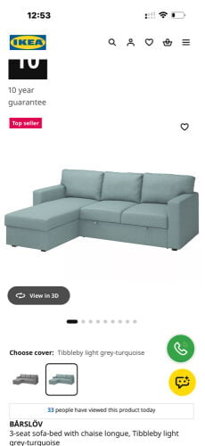 sofa  bed like a new