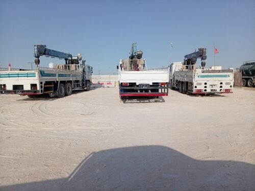 10 tan boom truck crains for rent