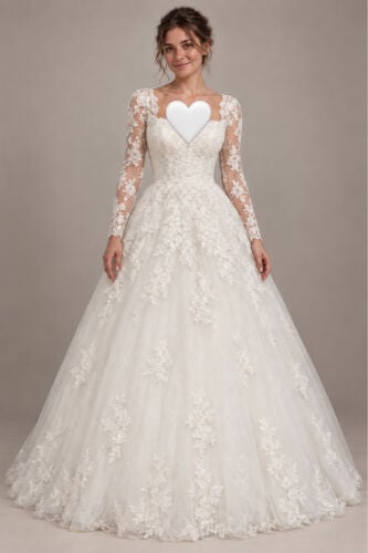 wedding dress from Spanish designer