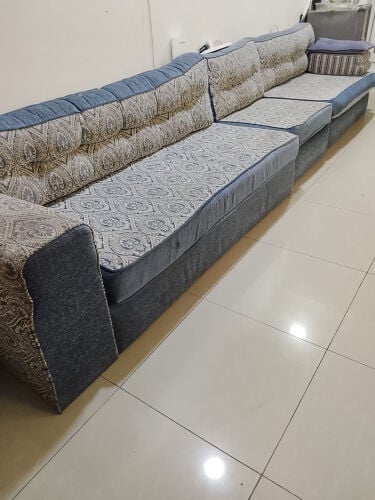 blue sofa 