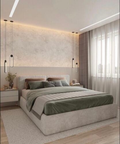 Custom-made and upholstered sofas.