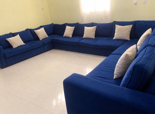 Blue sofa 