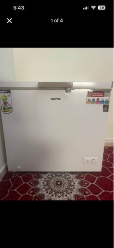 geepas freezer 