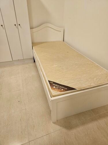 Single bed plus mattress for sale