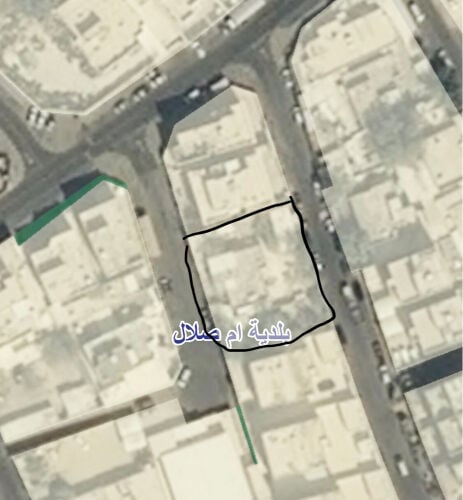 الخريطيات اراضي ع شارعين مميزة