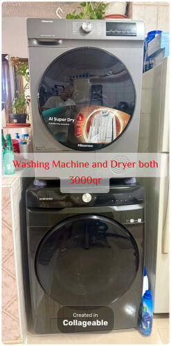 washing machine and dryer 
