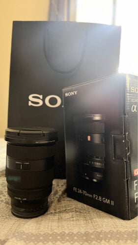 A nearly new Sony lens