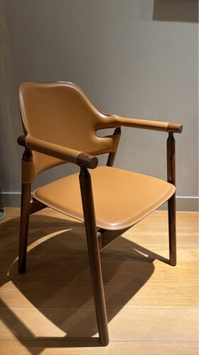 Custom Wood and Leather Chairs 