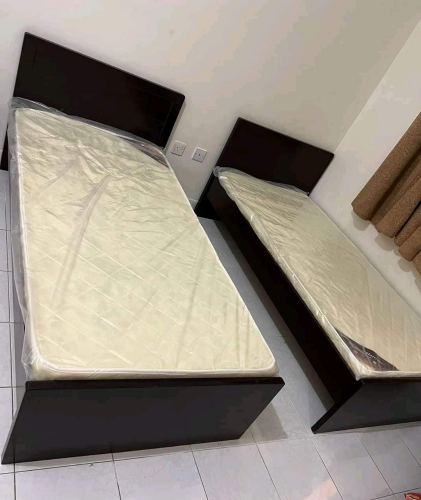 New Single Bed, Wardrobe, Mattress