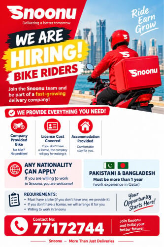 Hiring Bike drivers