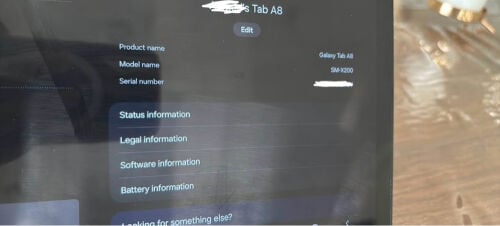 Samsung galaxy tab a8 