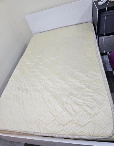 bed and mattress