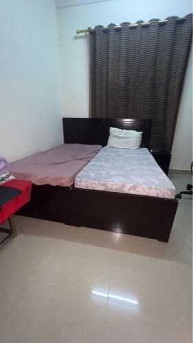 2 Single Beds with Storage