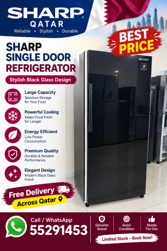 Sharp Double Door Refrigerator –