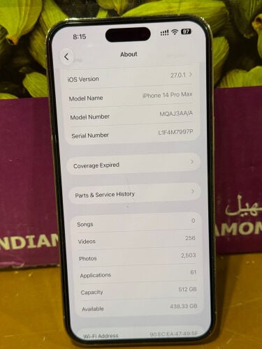 I phone 14 pro max 