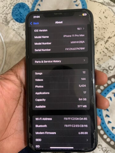 iPhone 11 Pro Max 