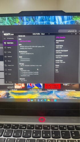 لابتوب قيمنق للبيع