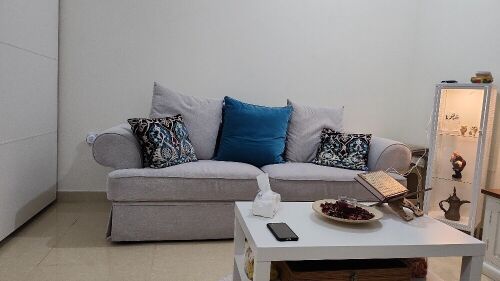 1 Three seater sofa