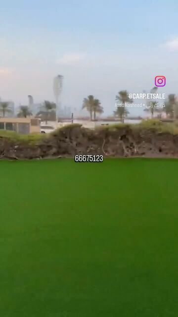 تُباع السجادات المصنوعة من العشب.