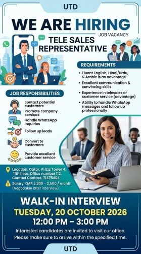 Tele Sales Representative