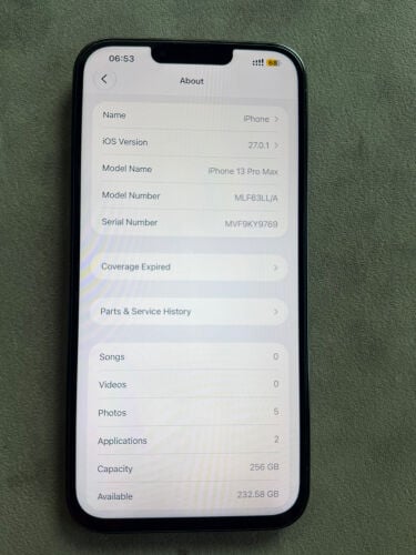 iPhone 13 pro max 